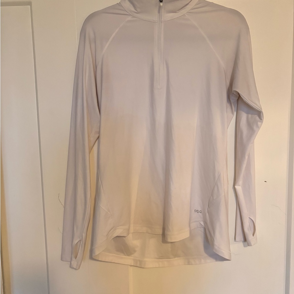 White Long Sleeve Pullover